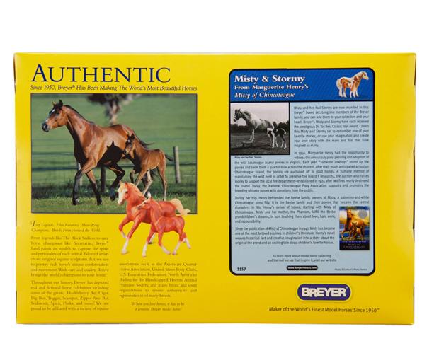 Breyer Misty and Storm Model & Book Set