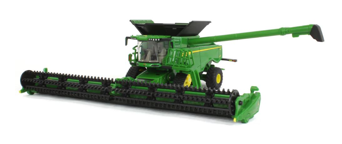 1/64 John Deere X9 1100 Combine w/ Front Tracks and Draper & Corn Heads, ERTL Prestige Collection
