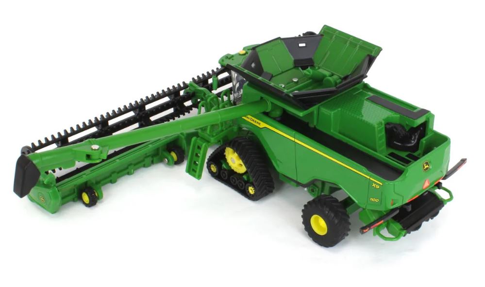 1/64 John Deere X9 1100 Combine w/ Front Tracks and Draper & Corn Heads, ERTL Prestige Collection