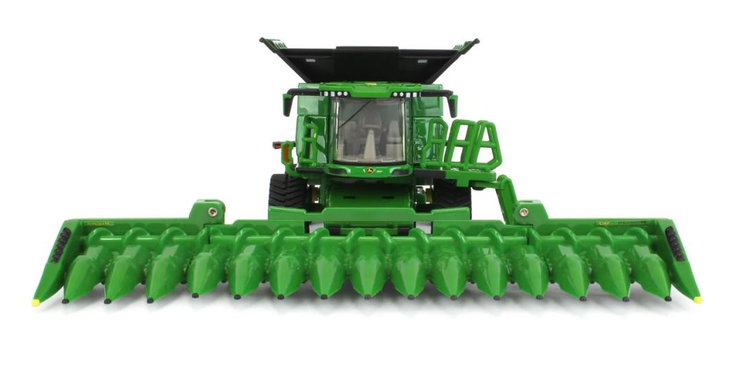 1/64 John Deere X9 1100 Combine w/ Front Tracks and Draper & Corn Heads, ERTL Prestige Collection