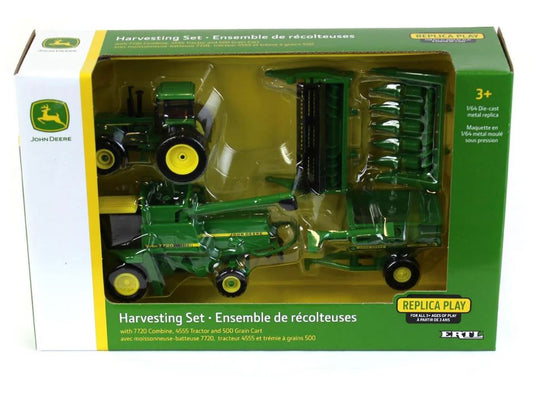 1/64 John Deere Vintage 7720 Combine Harvesting Set by ERTL