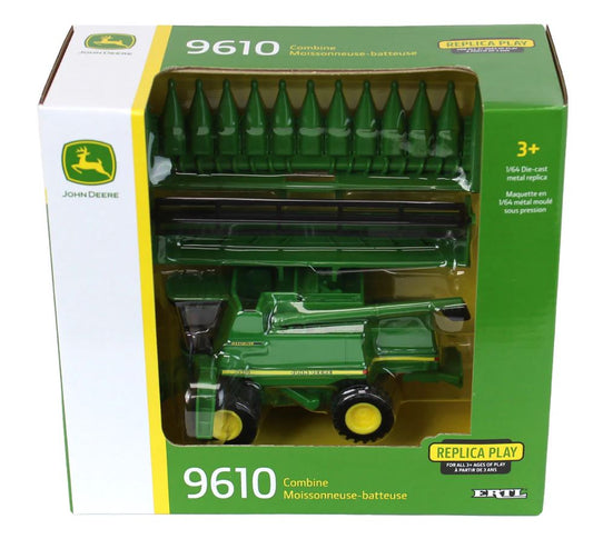 1/64 John Deere 9610 Maximizer Combine w/ Grain & Corn Heads
