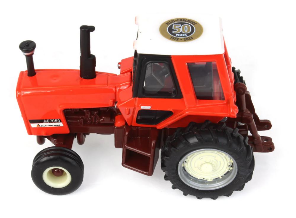 1/64 Collector Edition Allis Chalmers 7050 Maroon Belly 50th Anniversary Tractor by ERTL