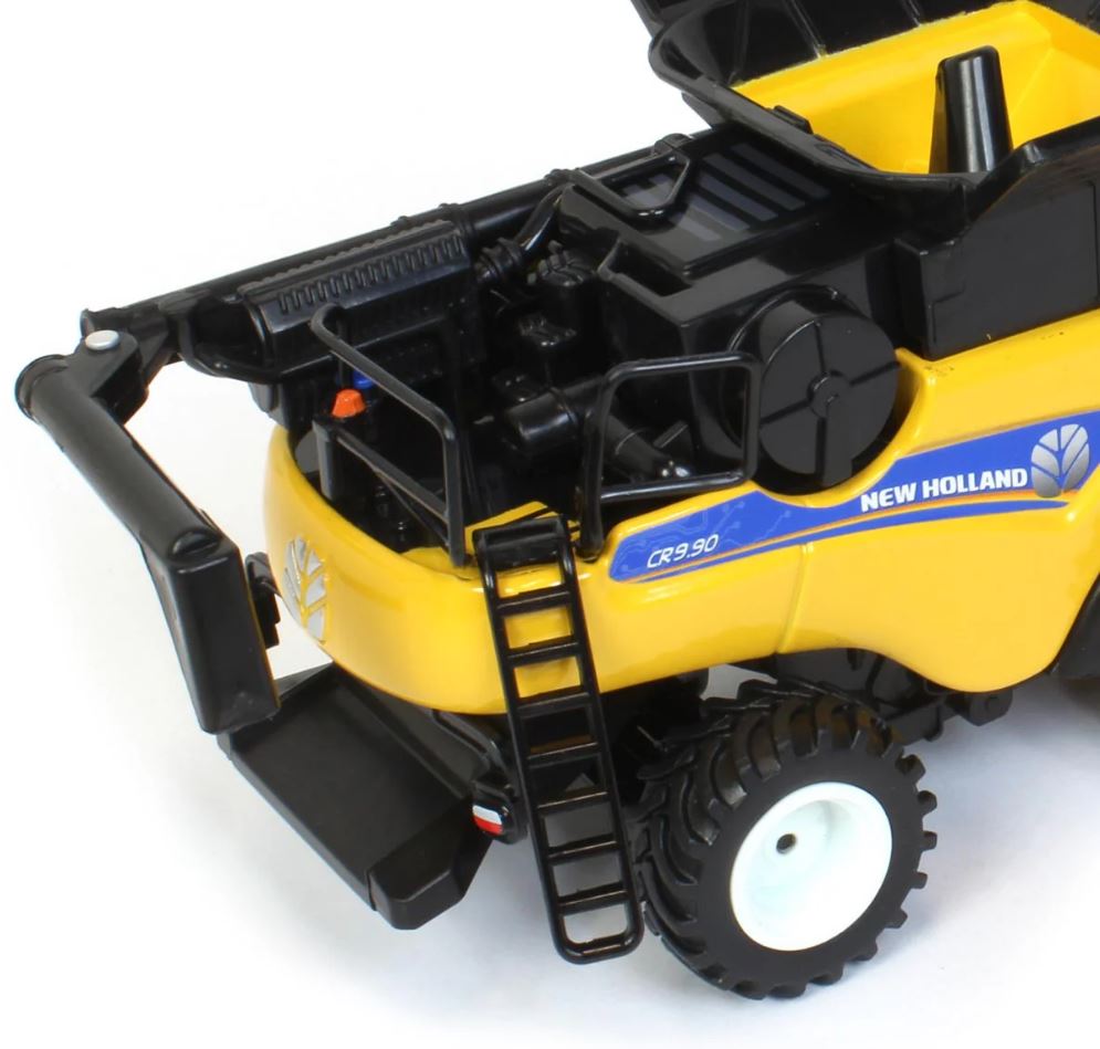 1/64 New Holland CR9.90 Combine w/ Folding Corn Head & Draper Head, 45th Anniv, ERTL Prestige Collection