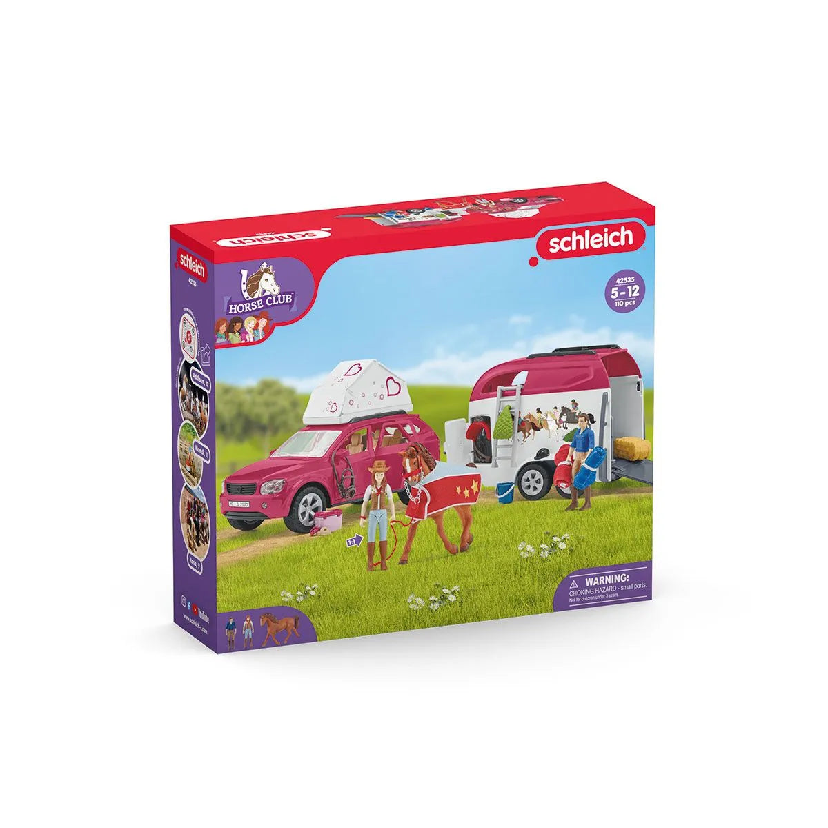 Horse Adventures with Car and Trailer - 18 Pieces