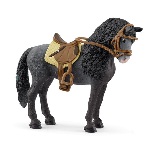 Pura Raza Española Mare with Sadle & Bridle - 12.5cm