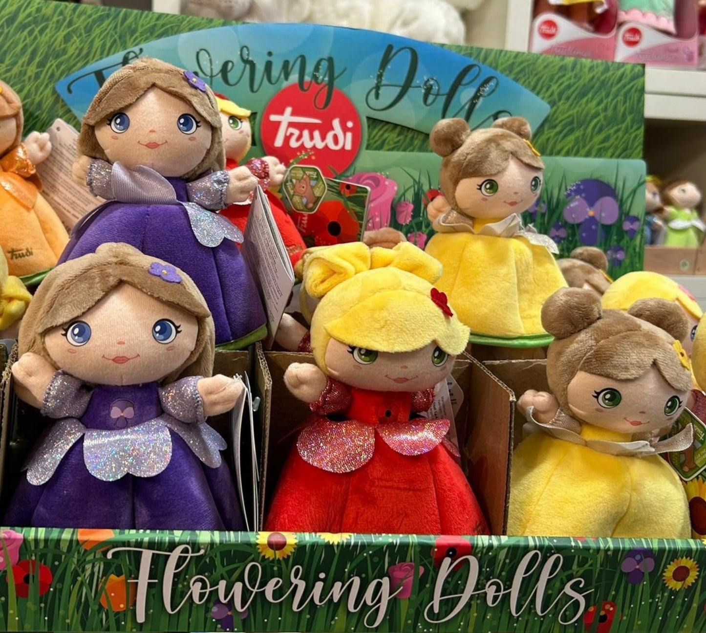 Flowering Doll White Daisy - 16cm