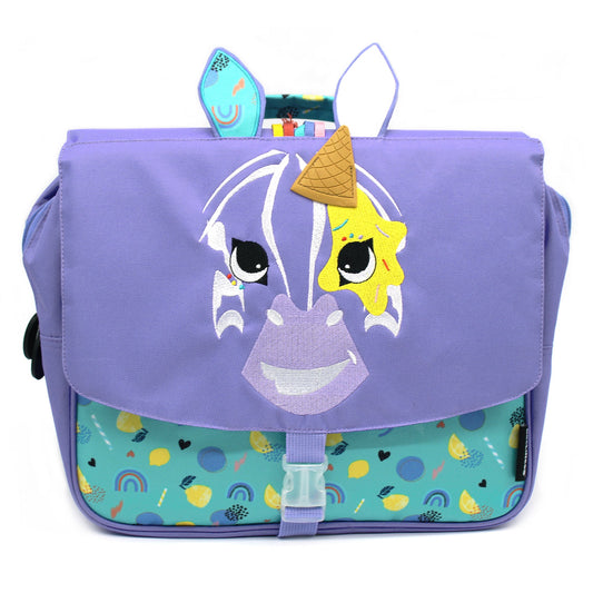 Backpack Satchel "One Clip" School Bag (32cm) Kiprokos the Zebra