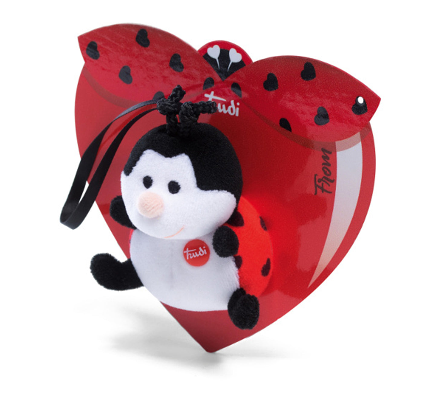 Celebration Ladybird Heart Love Bug - 9cm