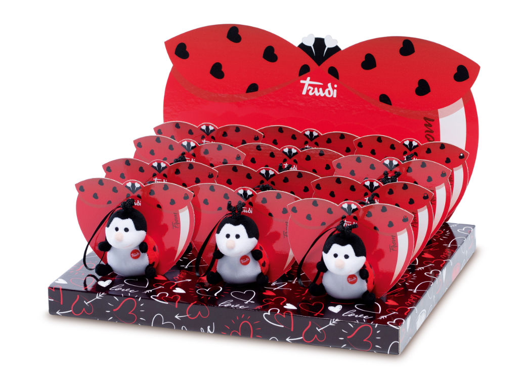 Celebration Ladybird Heart Love Bug - 9cm