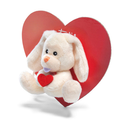 Sweet Collectable Celebration Bunny Rabbit Virgil Heart - 9cm