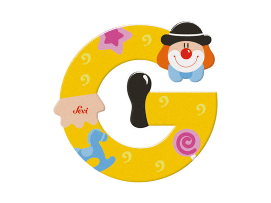 Sevi Letter G Clown Alphabet 10cm
