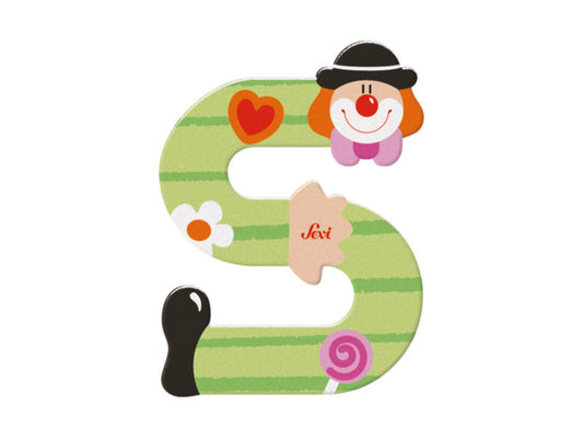 Sevi Letter S Clown Alphabet 10cm