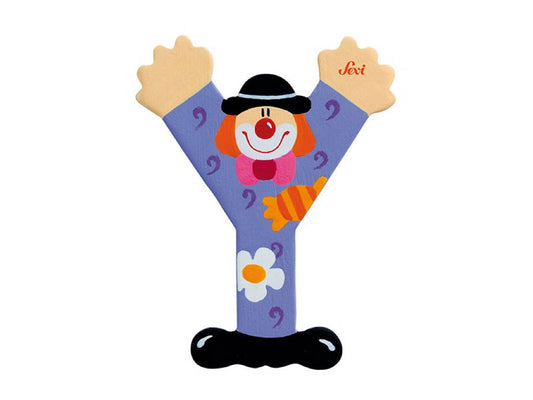 Sevi Letter Y Clown Alphabet 10cm