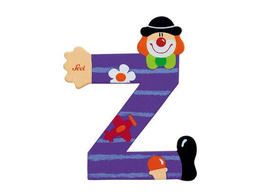 Sevi Letter Z Clown Alphabet 10cm