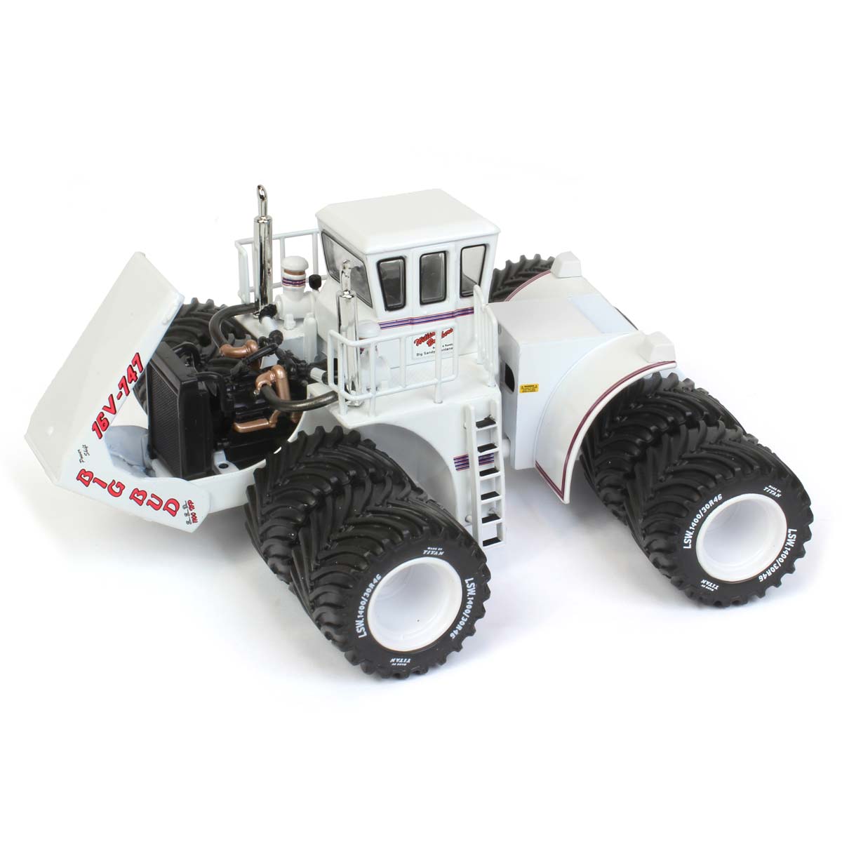 Signed - 1/64 High Detail Big Bud 16V-747 Silver Series Detroit 1100 HP Titan LSW Goodyear Tire Edition