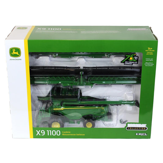 1/32 John Deere X9 1100 75th Wheeled Combine W/ Both Heads Prestige Collection