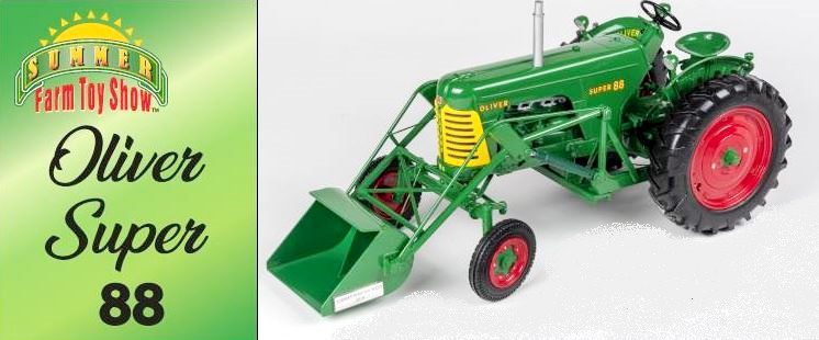1/16 Oliver Super 88 Tractor with Loader