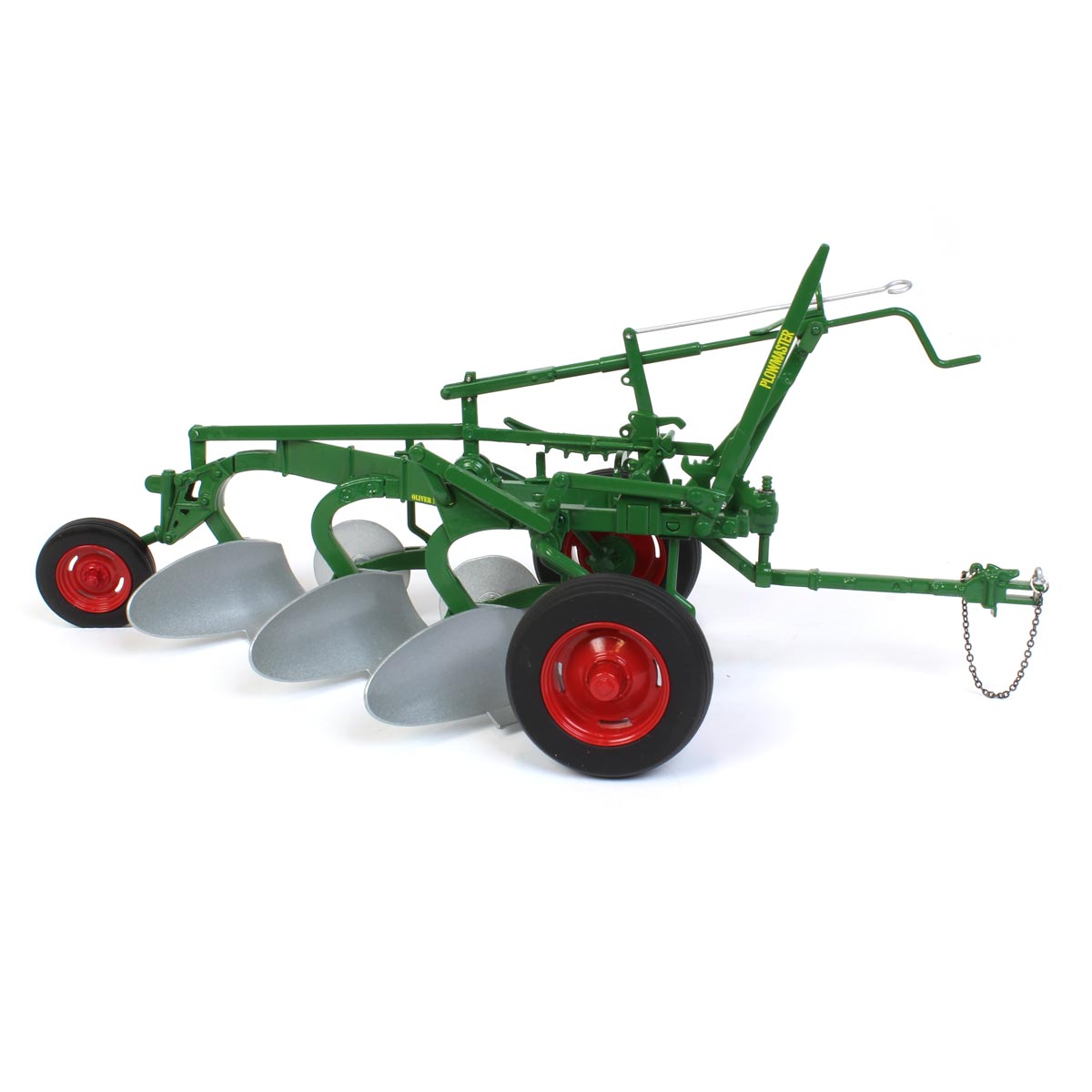 1/16 Oliver 3 Furrow Plow Rubber Wheels Implement