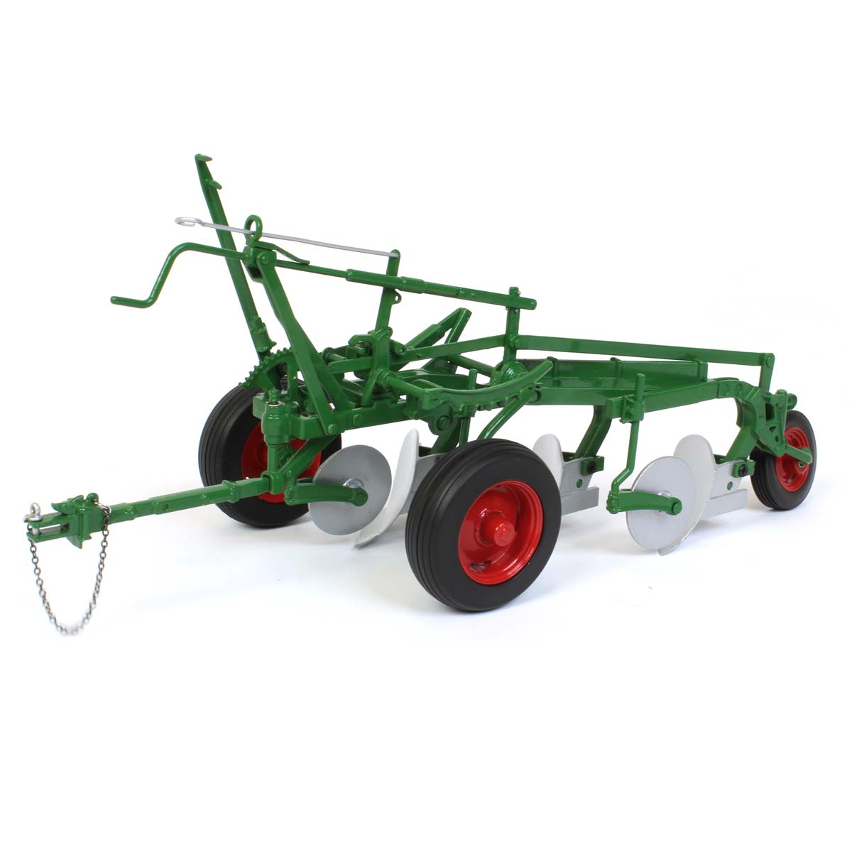 1/16 Oliver 3 Furrow Plow Rubber Wheels Implement