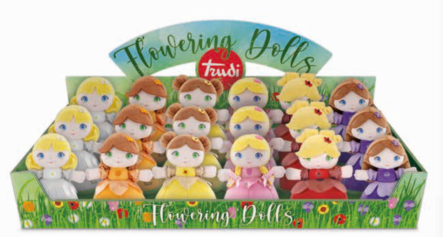 Flowering Doll Pink Rose - 16cm