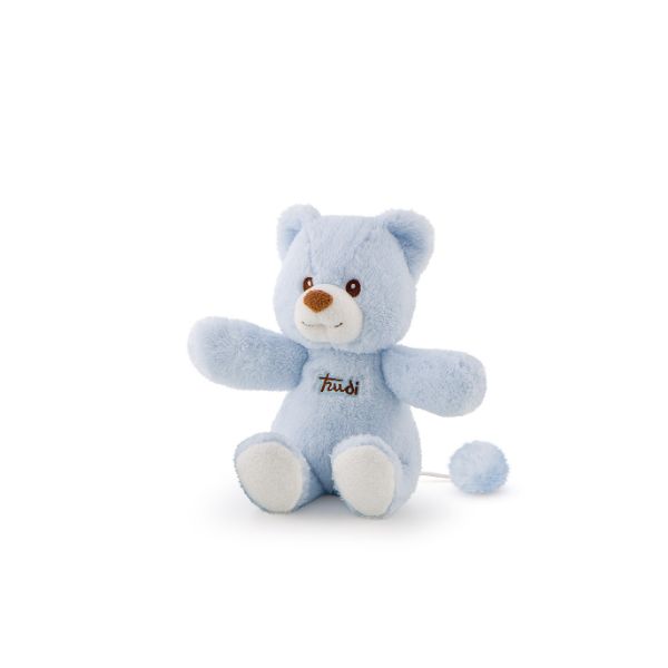 Doudou et Compagnie - Ivory & Blue Plush Bunny Doudou (26cm)