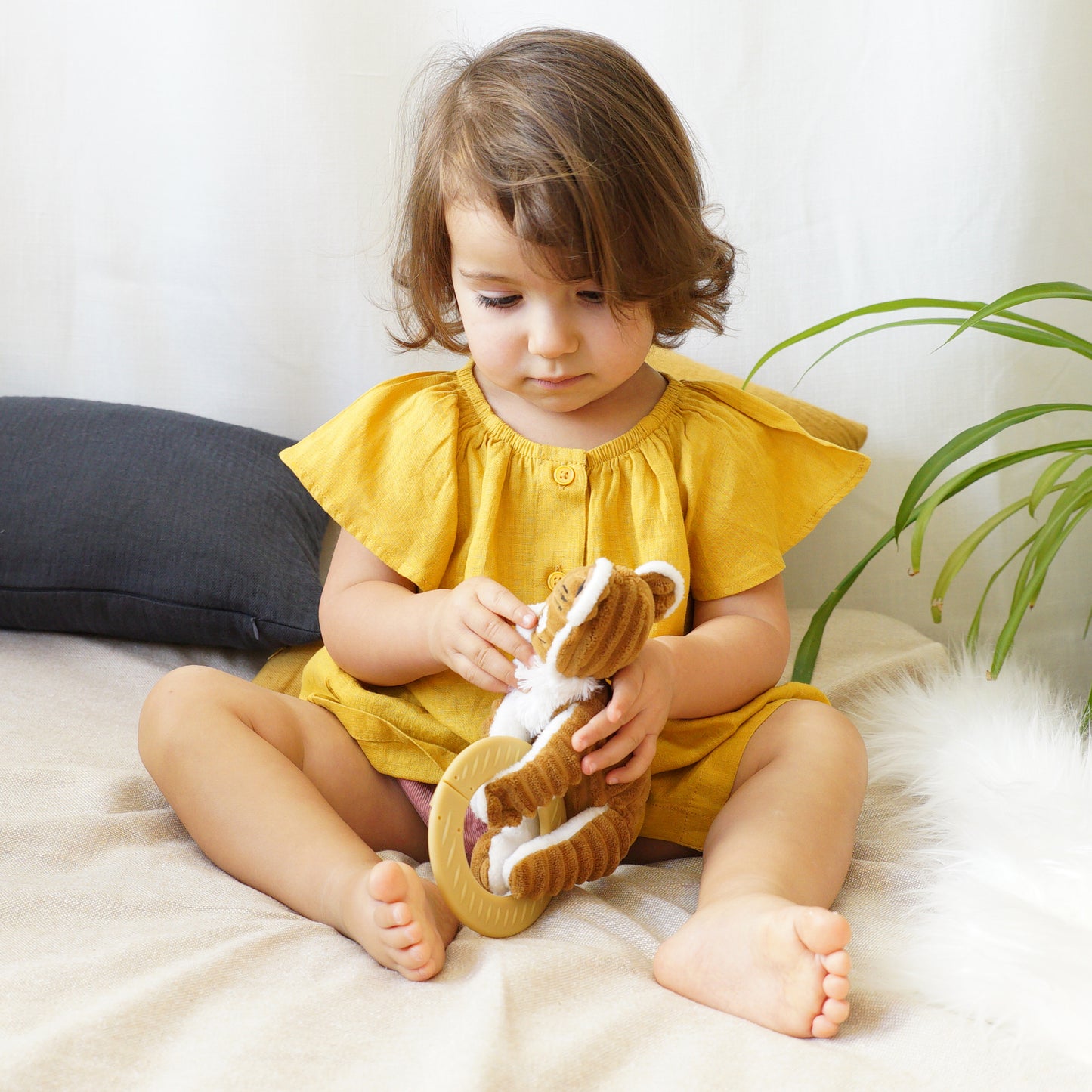 Teething Ring Plush Speculos the Tiger
