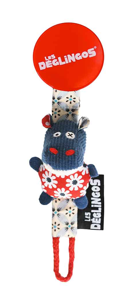 Pacifier Clip Hippipos the Hippo