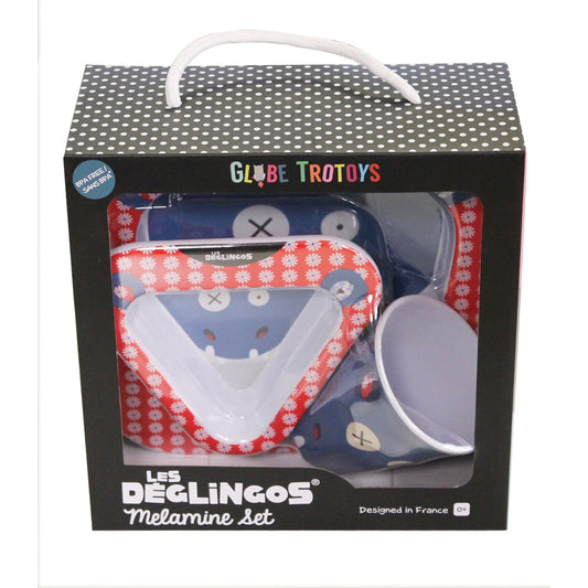 Melamine Set Hippipos the Hippo