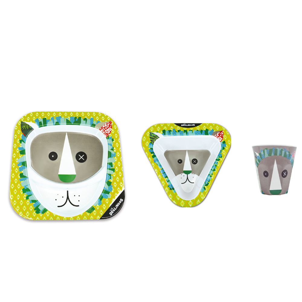 Melamine Set Jélékros the Lion