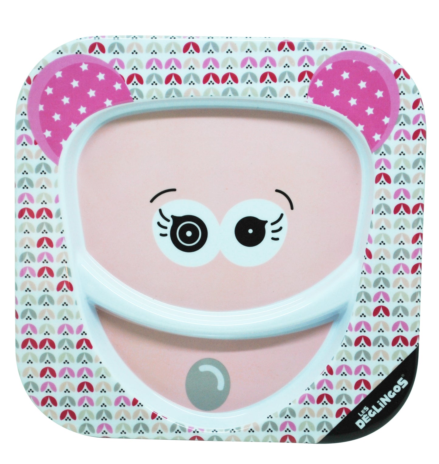 Melamine Set Coquelicos the Mouse