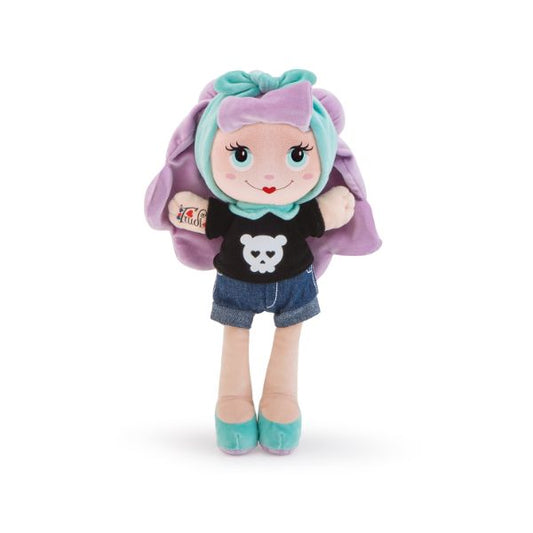 Tattoo Girl violet hair - 28cm