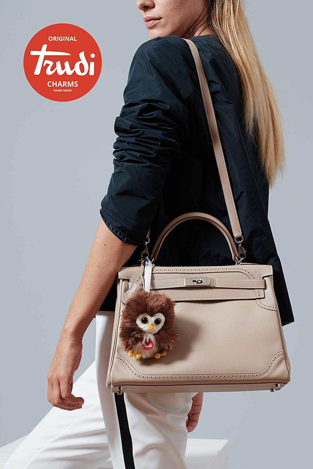 Trudi Bag Charm Owl - 12cm