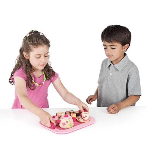 Sevi Wooden Tea Tray - 22 pieces