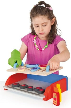 Sevi Wooden Braai / Barbeque Grill Set - 25 pieces