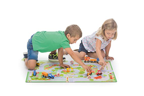 Sevi Wooden Mini Fire Engine - 7cm