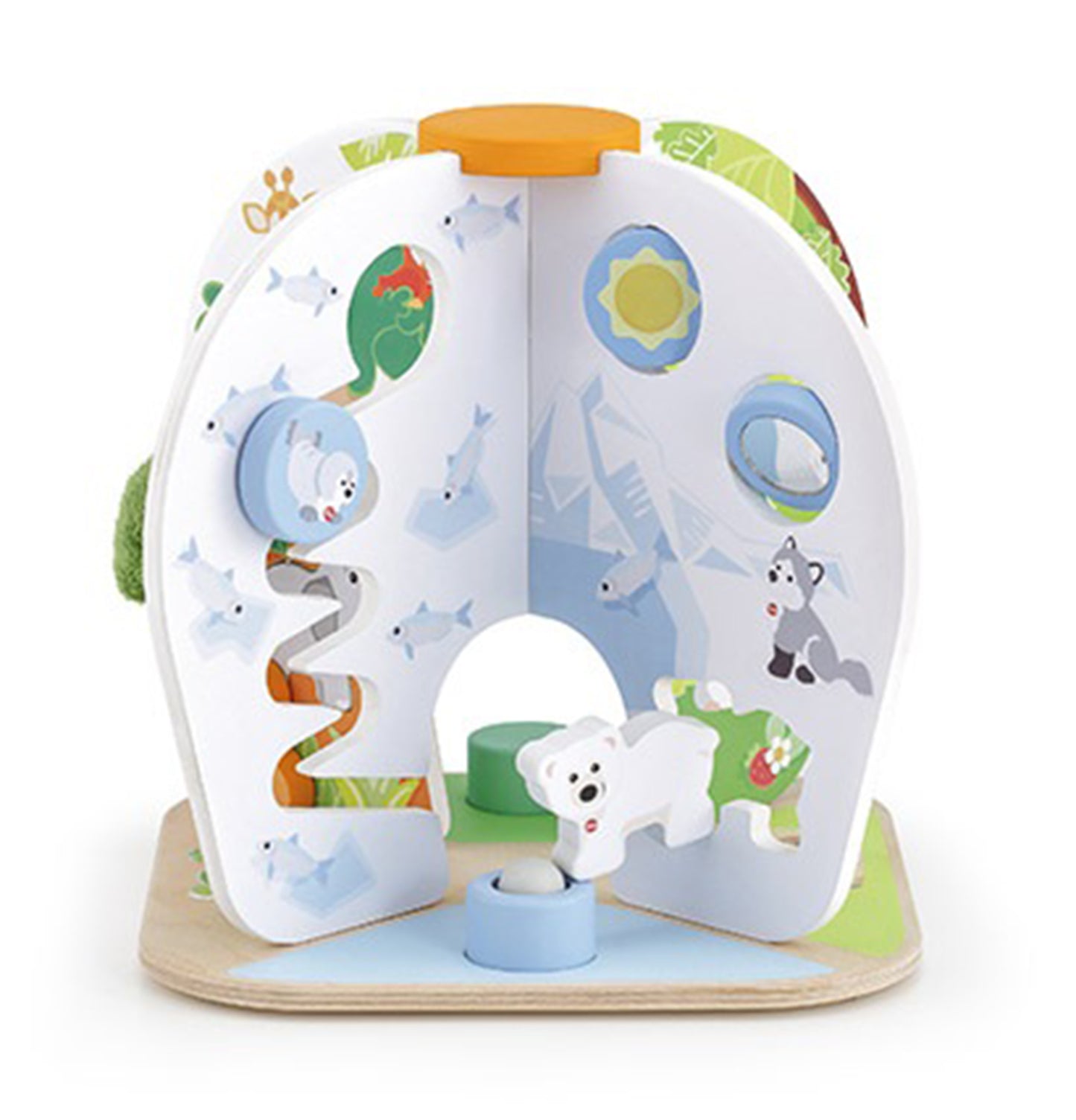 Sevi Wooden Multiactivity Globetrot the World (12 pieces) - 38cm