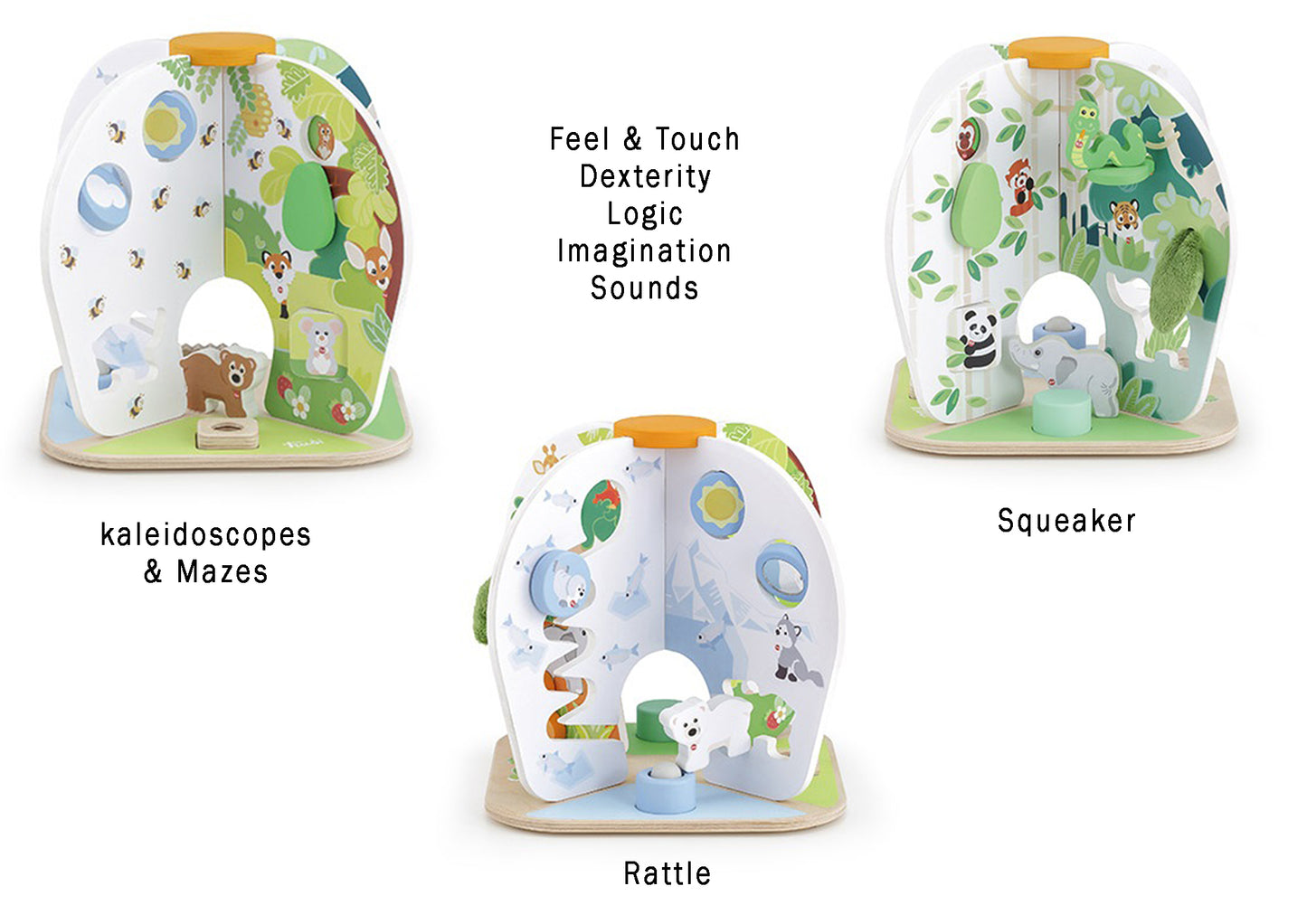 Sevi Wooden Multiactivity Globetrot the World (12 pieces) - 38cm