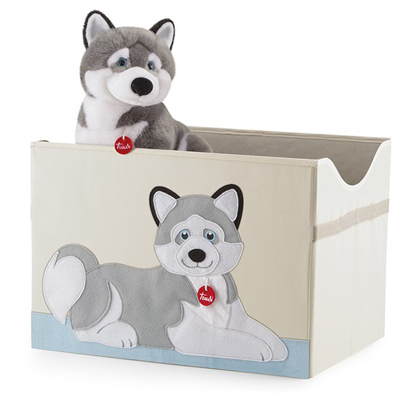 Sevi Wooden Toy Chest Husky Marcus - 53cm