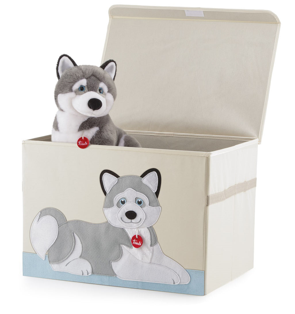 Sevi Wooden Toy Chest Husky Marcus - 53cm