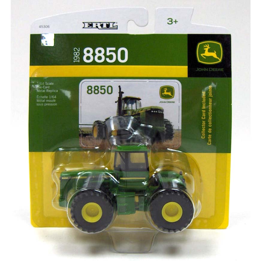 1/64 John Deere 8850 Articulated 4WD Tractor W/ Duals