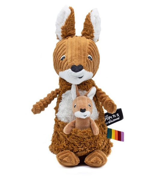 The Kangaroo Mom & Baby - Le Kangourou 33cm (Asst. Colours Available)