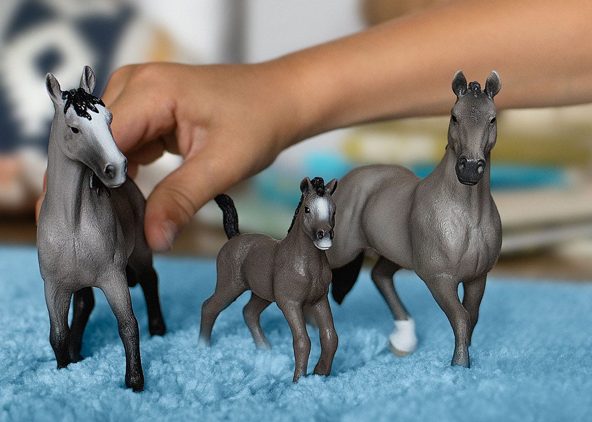 Selle Francaise Foal - 8cm