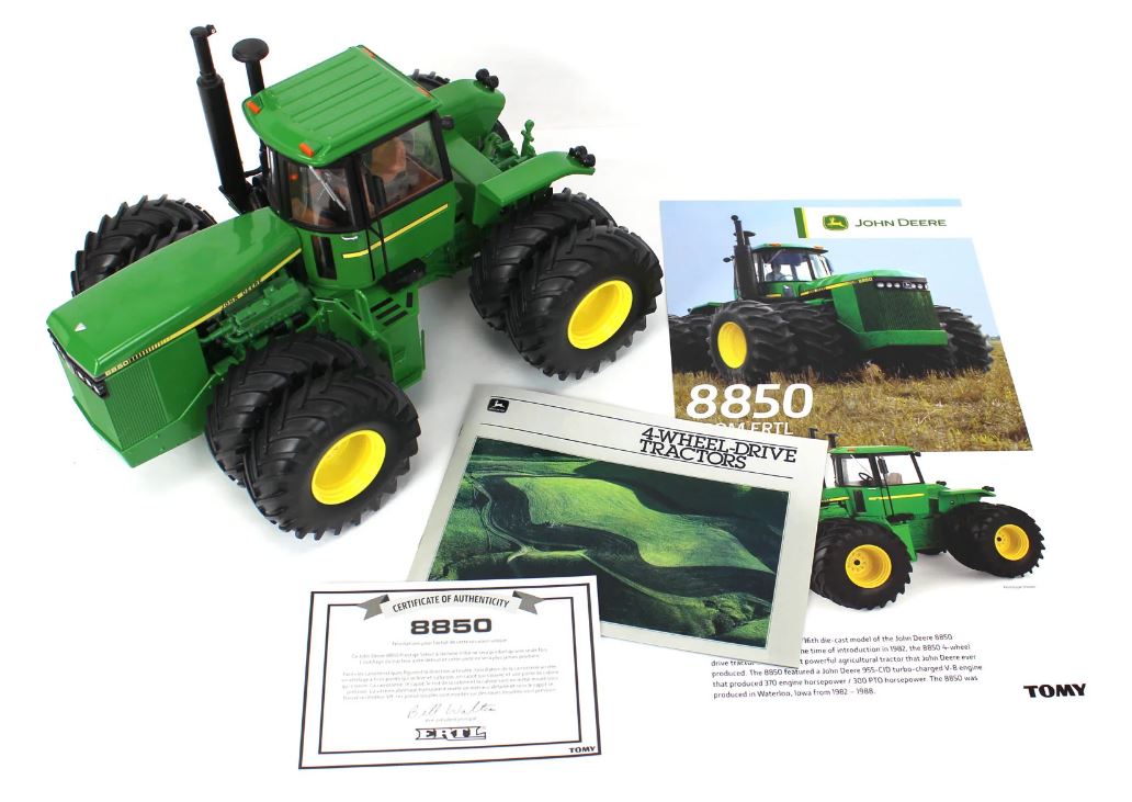 1/16 John Deere 8850 4WD with Front & Rear Duals, ERTL Prestige Select #3
