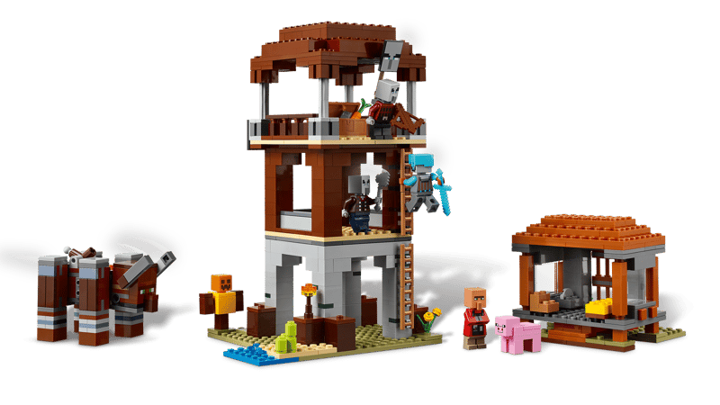 The Pillager Outpost and Ravager