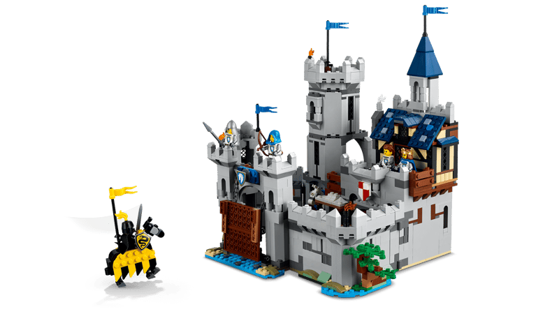 3-in-1 Medieval Horse Knight Castle