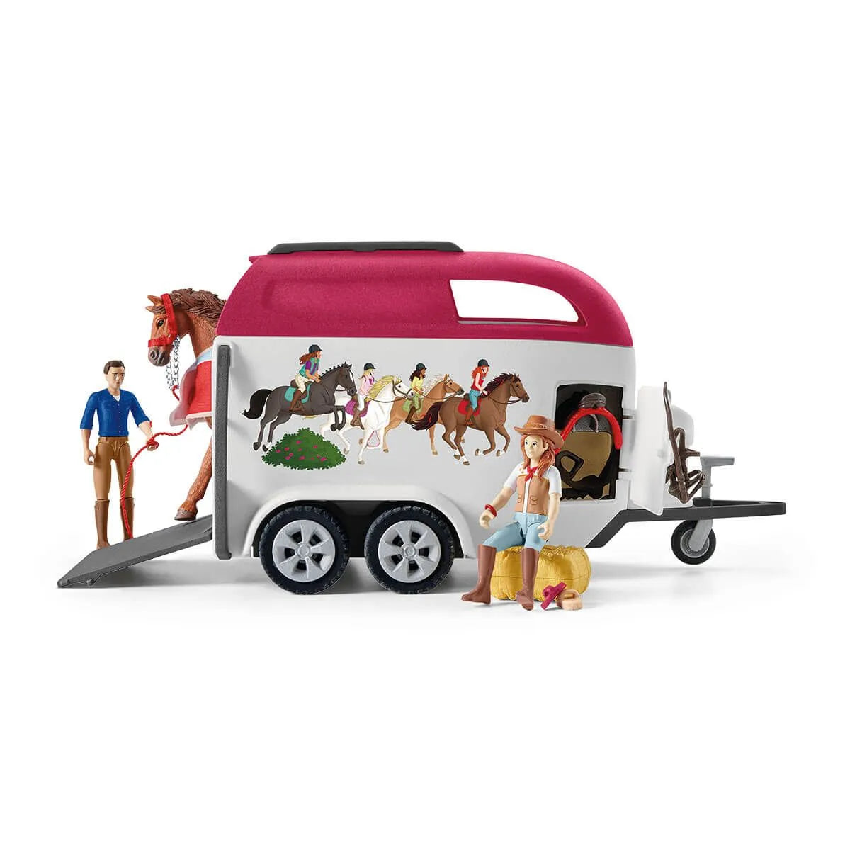 Horse Adventures with Car and Trailer - 18 Pieces