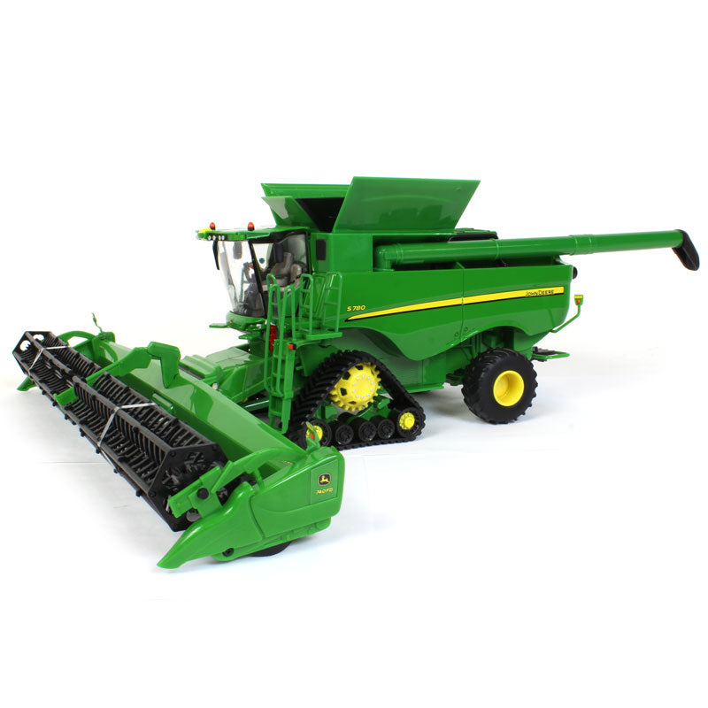 1/32 John Deere S780 Tracked Combine With Draper And Corn Heads, ERTL Prestige Collection