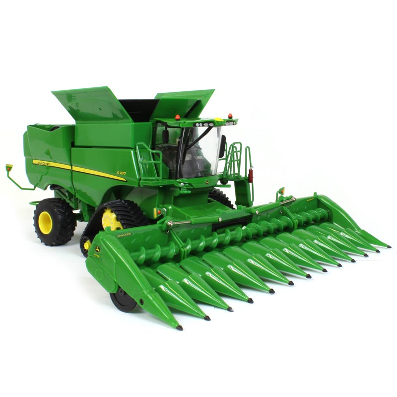 1/32 John Deere S780 Tracked Combine With Draper And Corn Heads, ERTL Prestige Collection