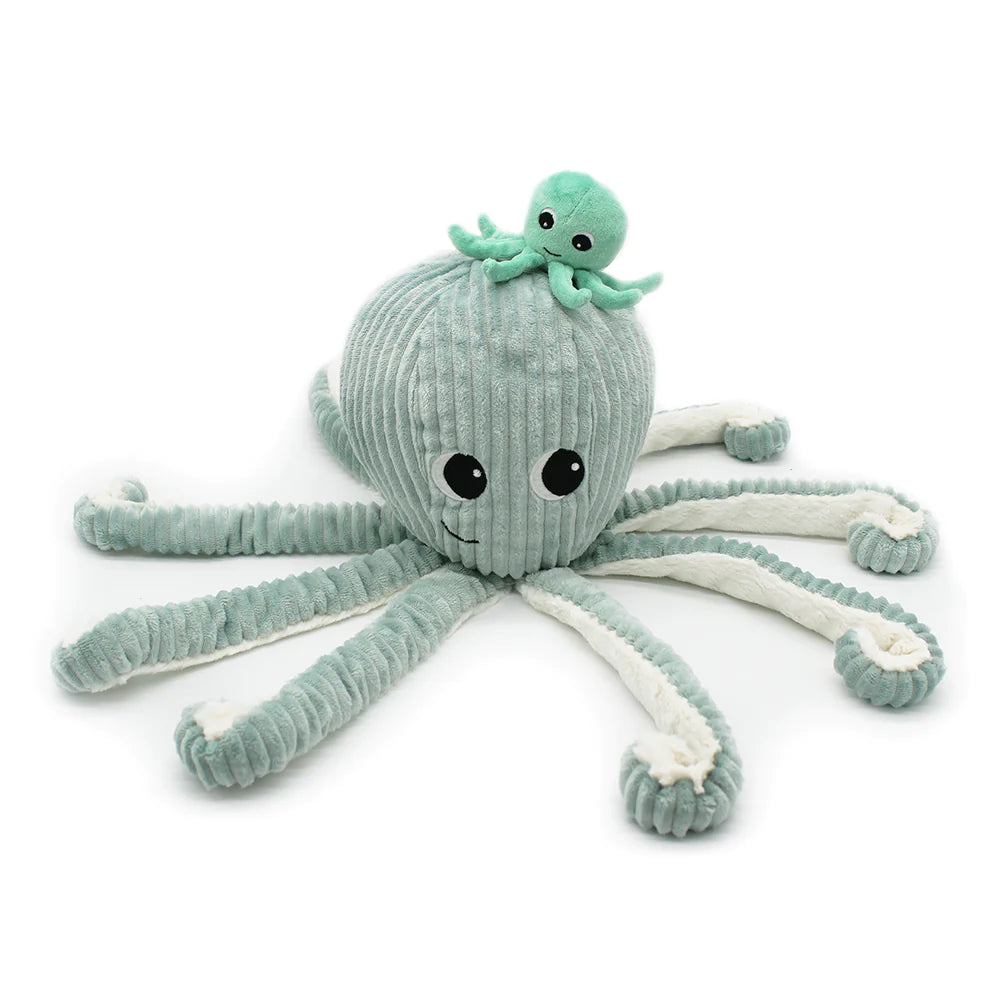 The Octopus Mom & Baby - La Pieuvre 45cm (Asst. Colours Available)